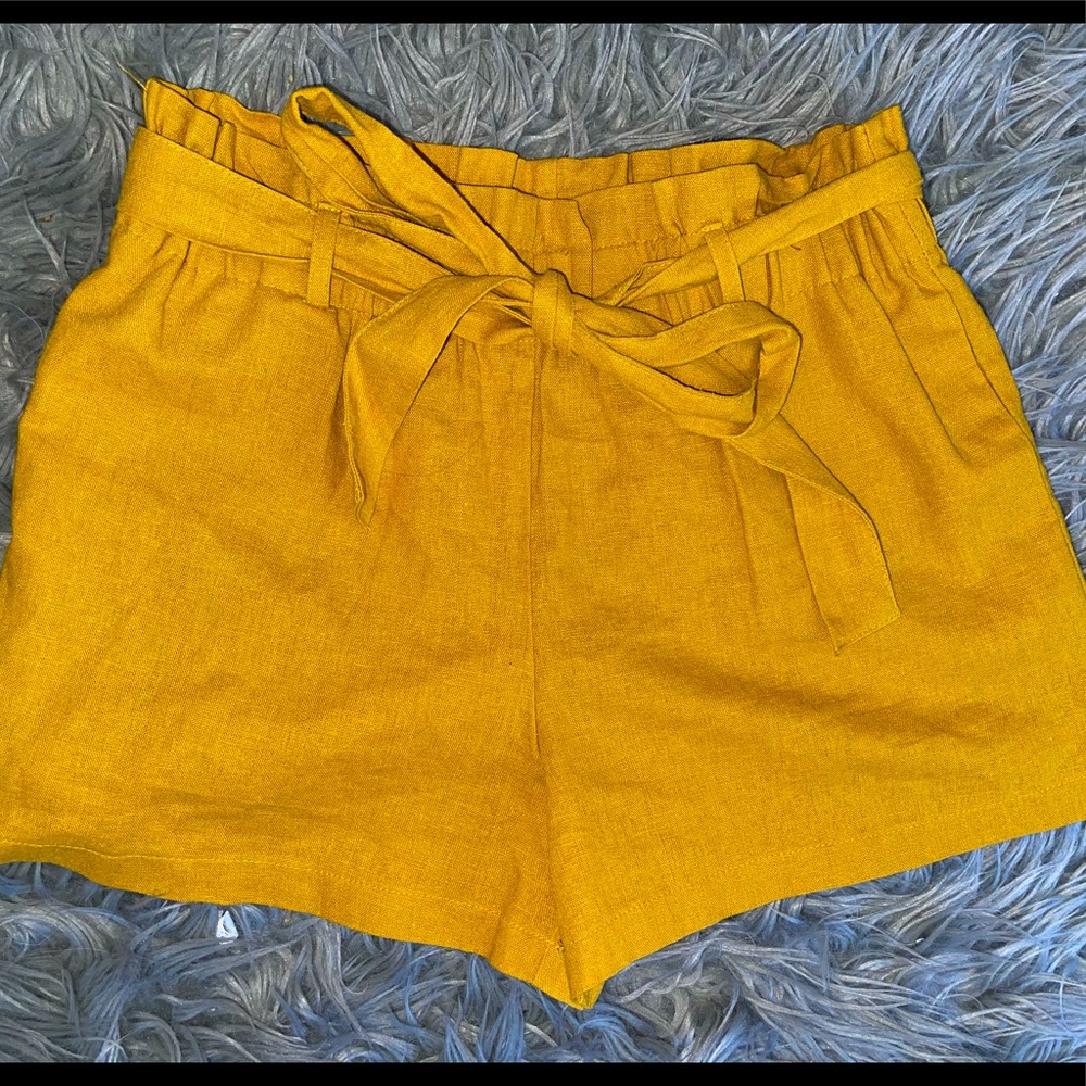 Yellow Mosaic & Co shorts